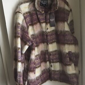 New Ringspun Jacket Mohair Flannel size large
